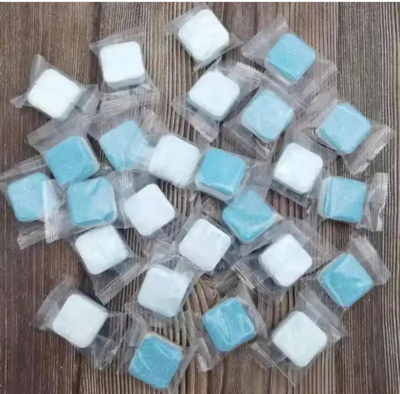 Washing Machine Cleaner Tablet, Solid Washer Deep Cleaning Tablet, for Front and Top Load Washers Tablet (Pack - 30)