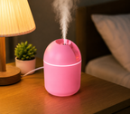 USB Mini Air Humidifier – 250ml Portable Cool Mist with LED Light
