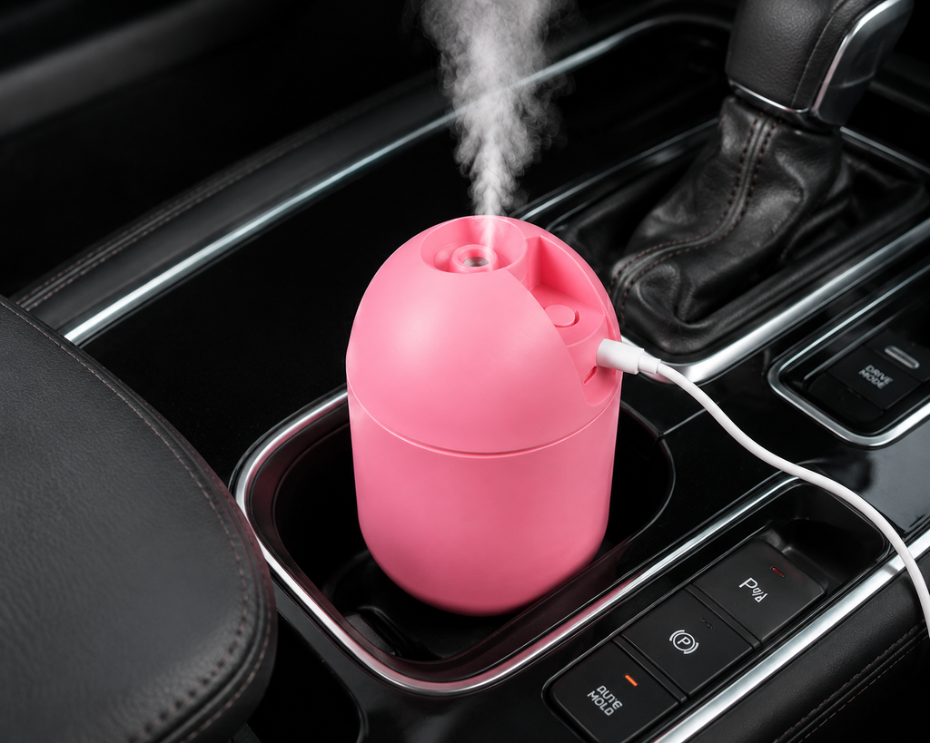 USB Mini Air Humidifier – 250ml Portable Cool Mist with LED Light