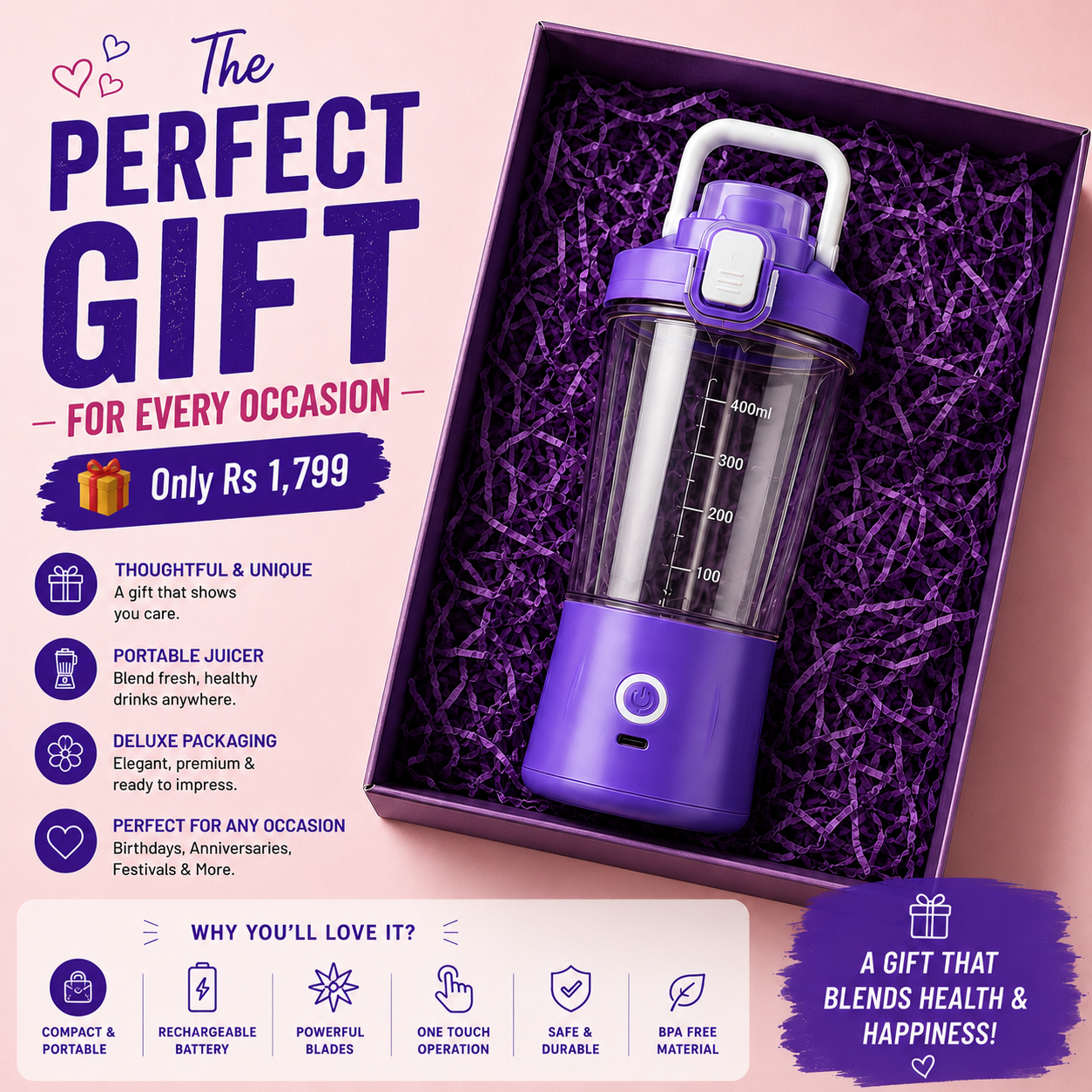 The perfect gift for every occasion - Only Rs 1799